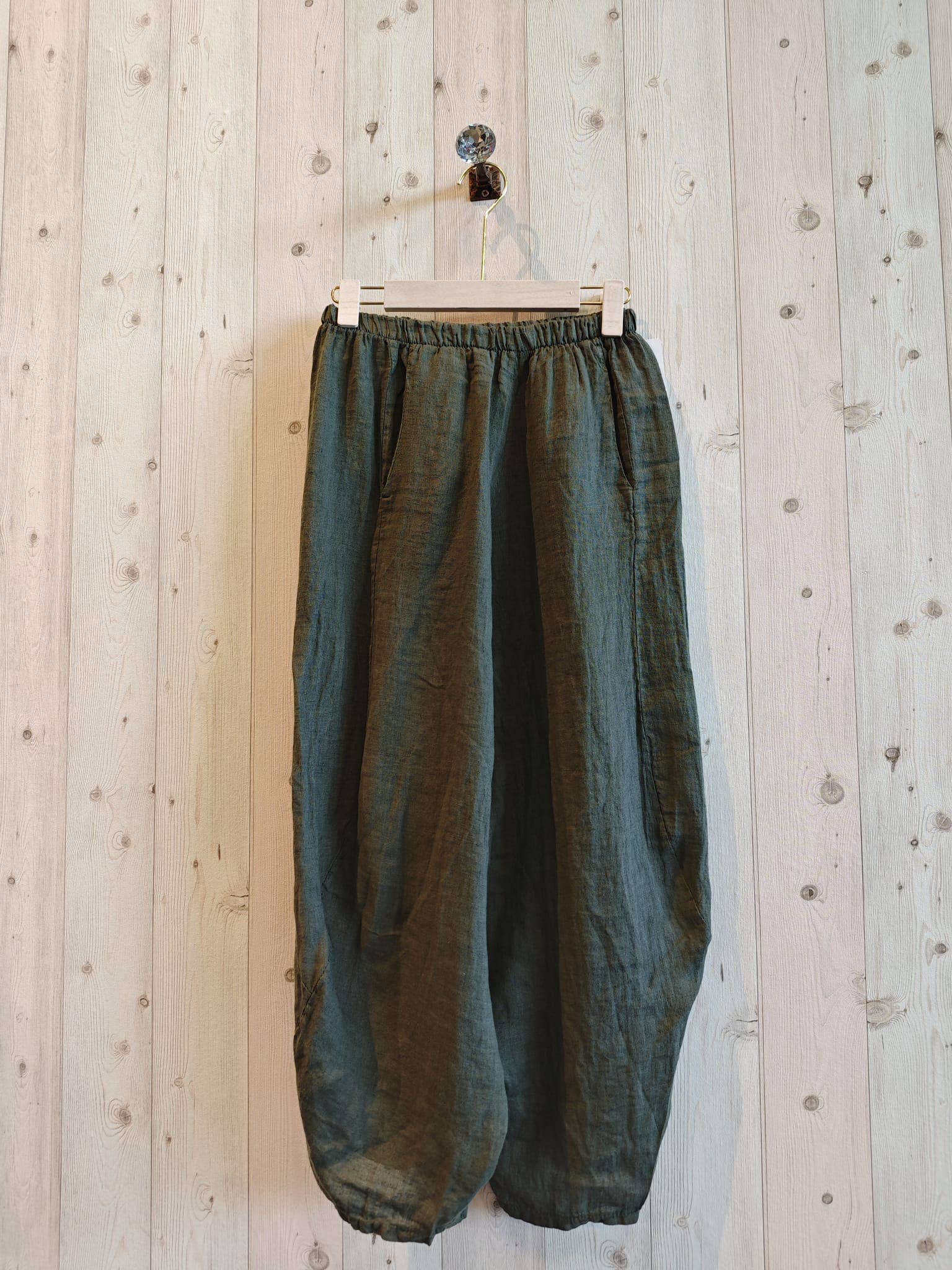 Linen & More - Wholesale Broek - Dames - REF 41482 ballonbroek van 100% linnen5