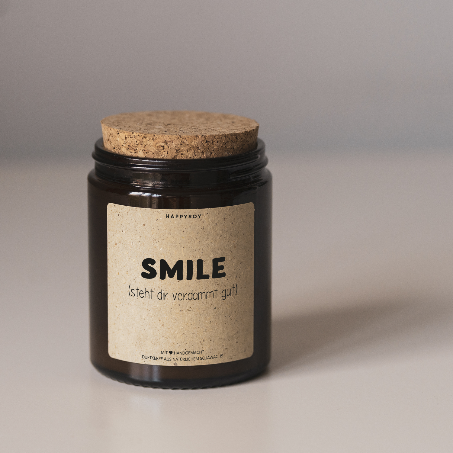 Happysoy - Wholesale Jar/Filled Candle - Scented candle - smile. (looks damn good on you:)5