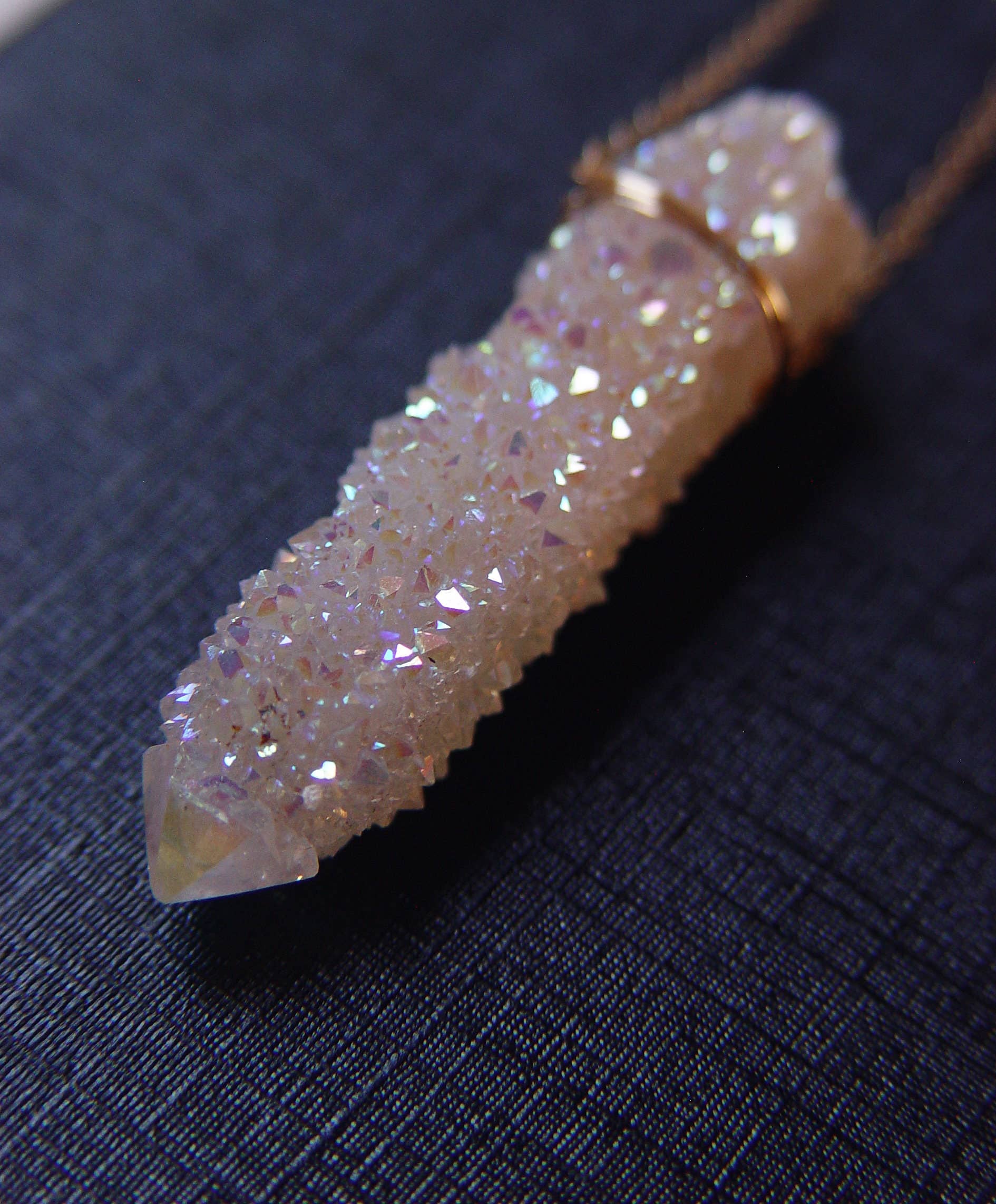 Friedasophie - Wholesale Pendant/Charm Necklace - Angel Aura Crystal Gold Necklace4