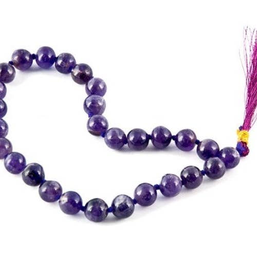 27 Conta Ametist Knotted Oração Mala por atacado de The Reiki Shop