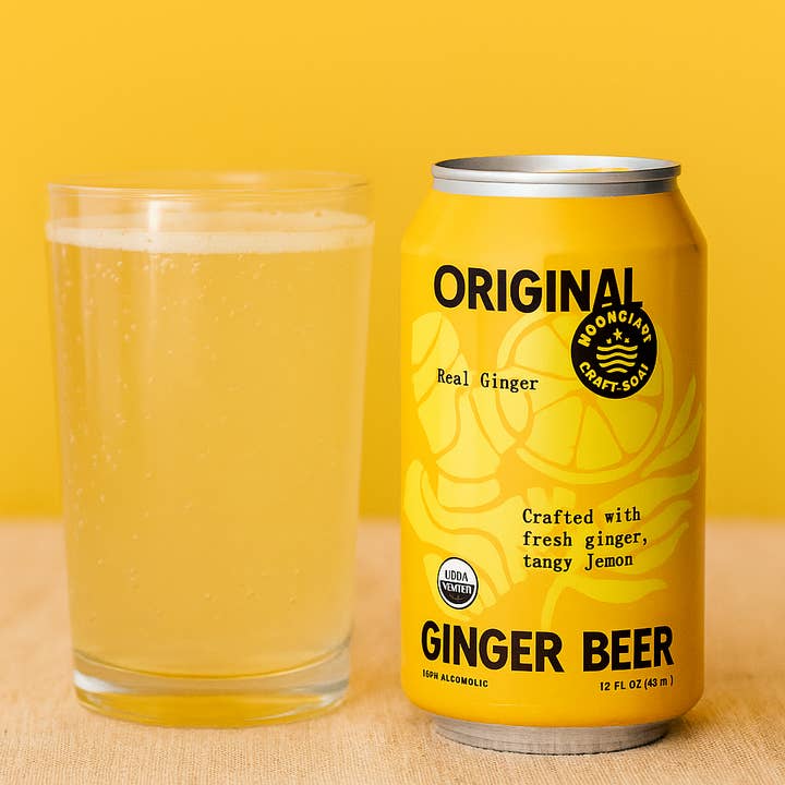 Moonglade Brews - Wholesale Soda/Carbonated Drink - San Diego Ginger Beer - 24 Pack | 12oz  Cans