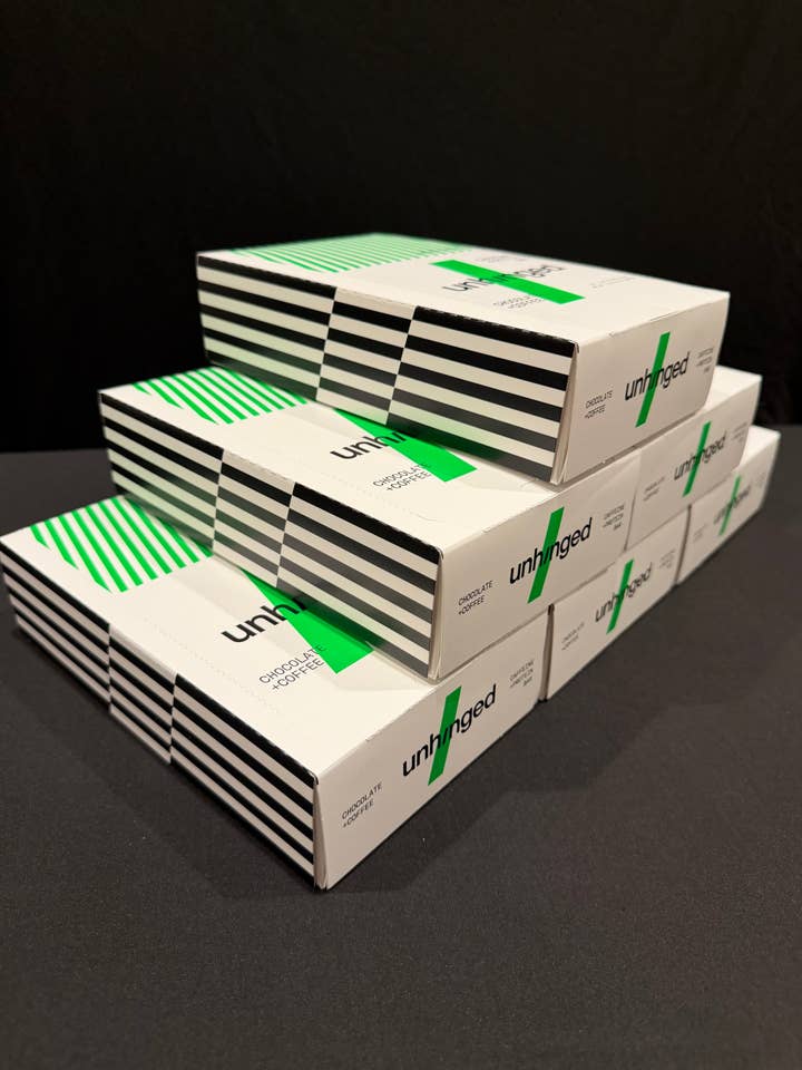 Coffret de barres protéinées caféinées au chocolat et café (72 unités) pour la vente par Unhinged