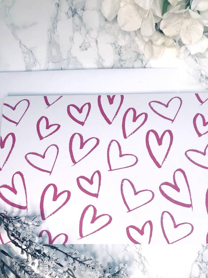 Biglietto Cuore Rosa per la vendita all'ingrosso da parte di Pretty Liittle Things