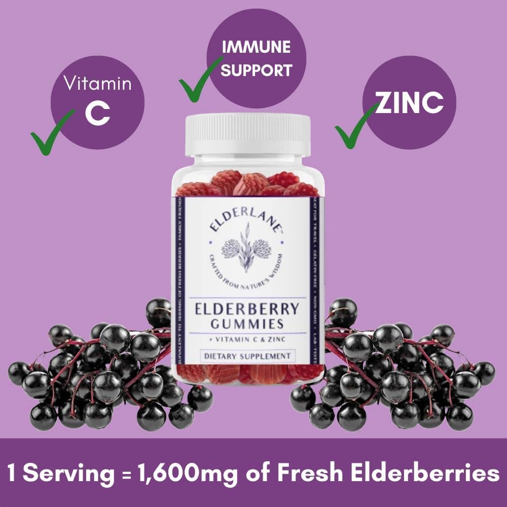Elderlane® - Wholesale Oral supplement/vitamin - Elderberry Gummies1