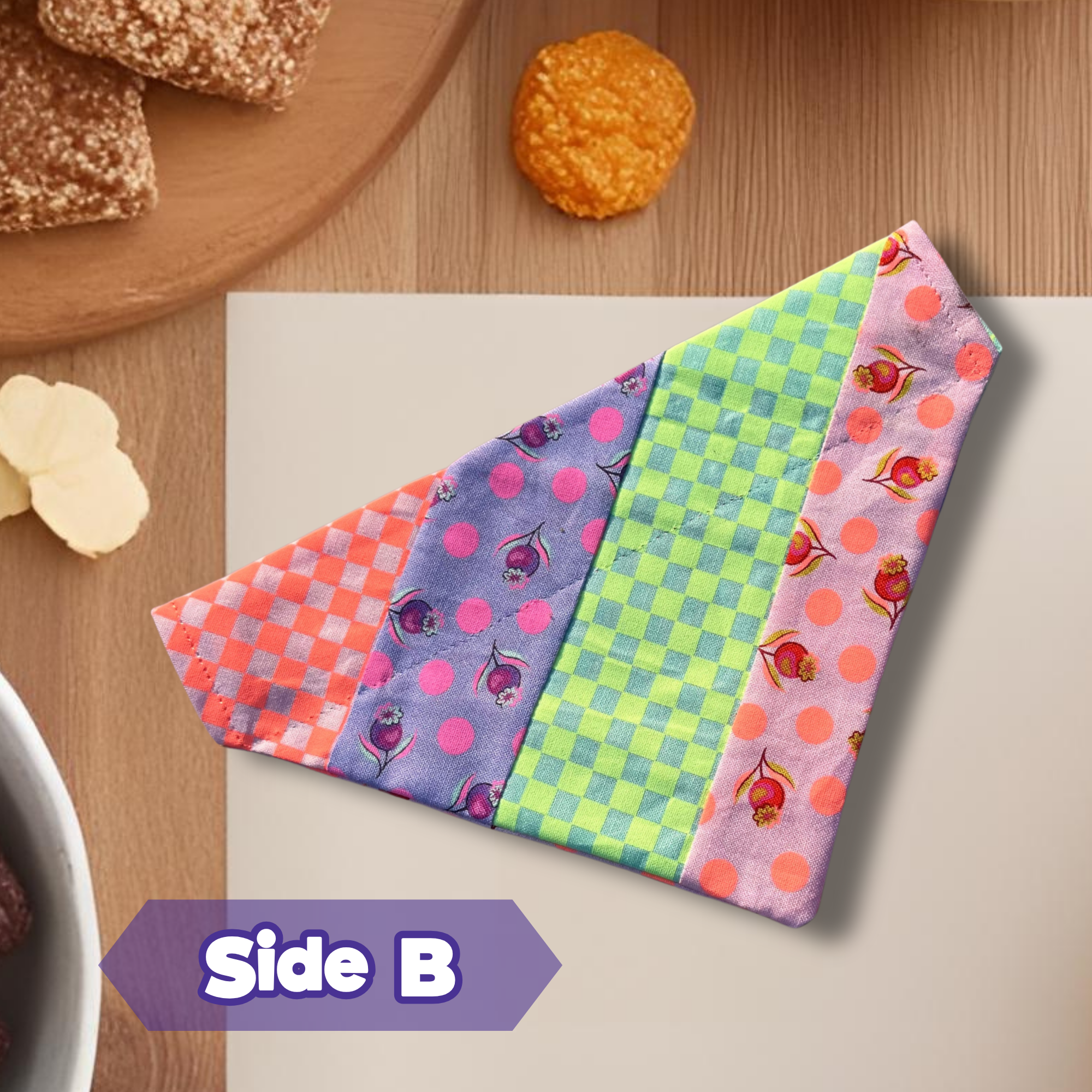 Pup Snack Pack - Wholesale Pet Bandana - Dog - Quilted Over the Collar Dog Bandana1