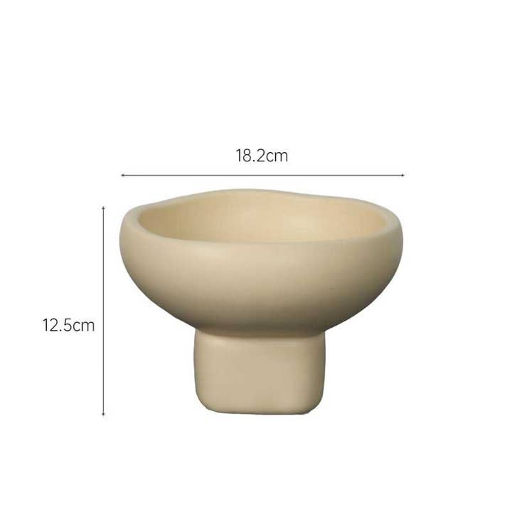 huemabe (All Import Duties Covered) – wholesale Decorative tray – Nordic Cream-Style Ceramic Fruit & Snack Tray | Organizer5