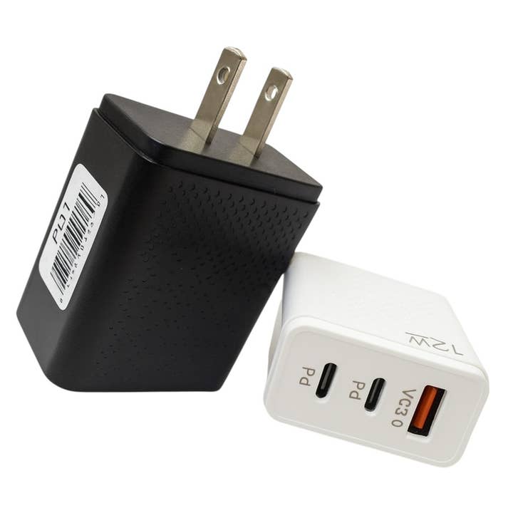 Väggladdare med 2 PD och 1 USB-portar PD13 för wholesale av Mighty Wireless