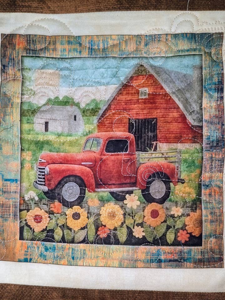 Presina con Scene di Fattoria in Arte Popolare ad Acquerello per la vendita all'ingrosso da parte di Red Mitten