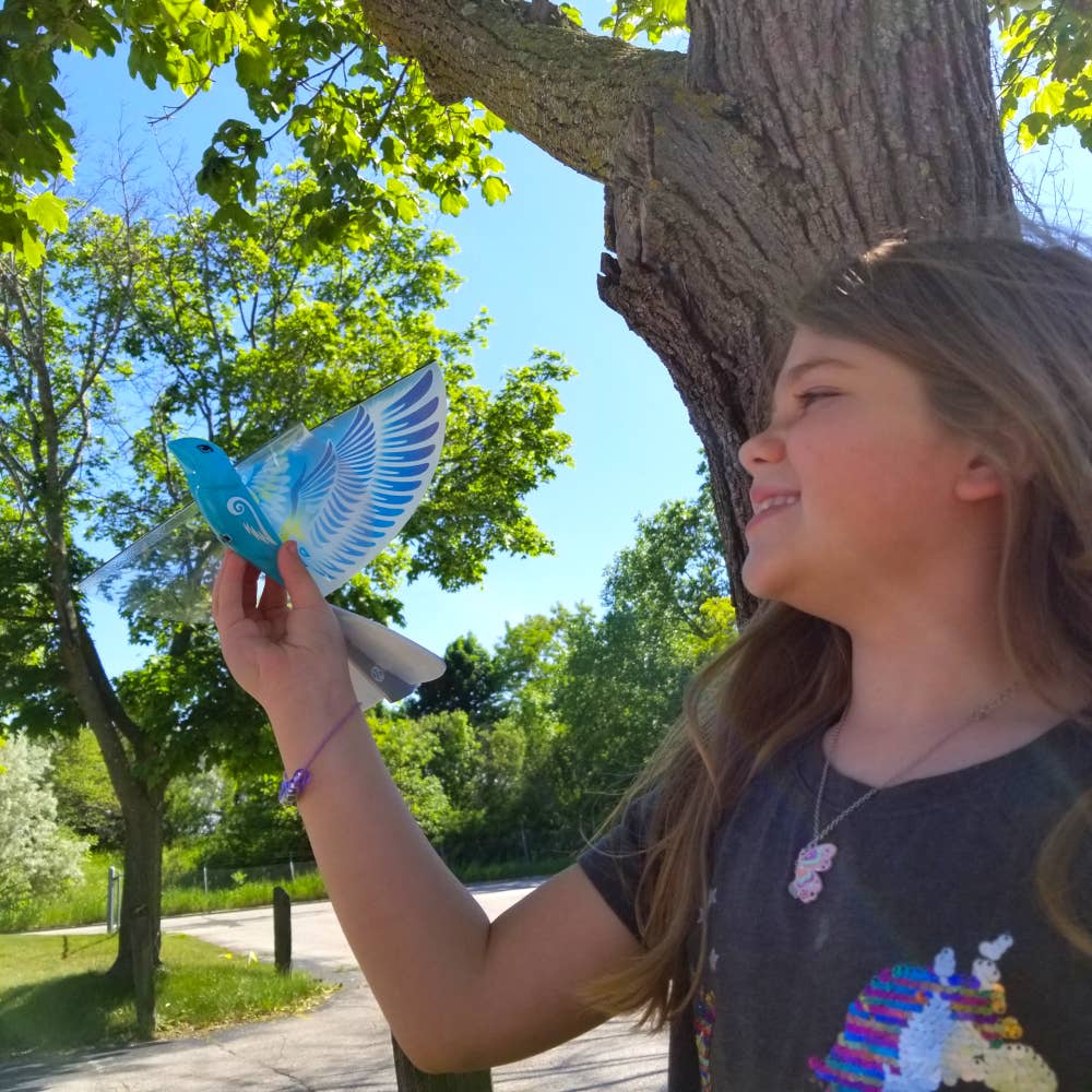 MukikiM Toys & Games - Wholesale Toy Plane - Kids - eBird Blue Pigeon - 2.4 GHz RC Flap Wings Flying Bird Drone5