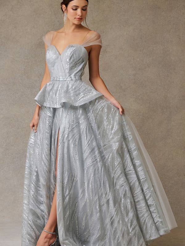 Off the Shoulder Sweetheart Neckline Mama Dress for wholesale by Babyfox Apparel