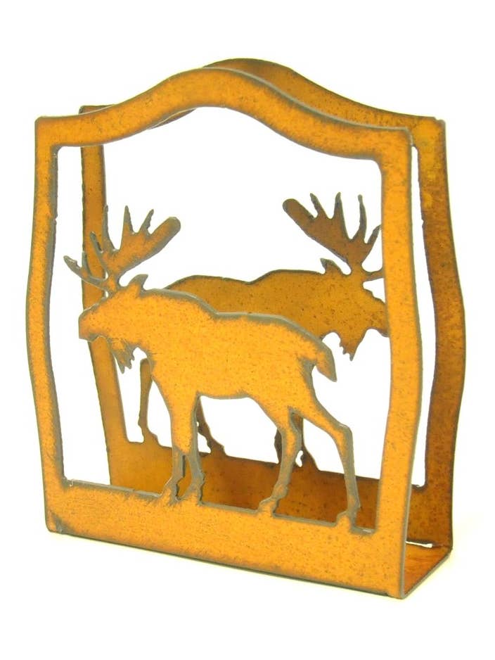 Moose Lodge Napkin holder for wholesale by Universal Ironworks USA