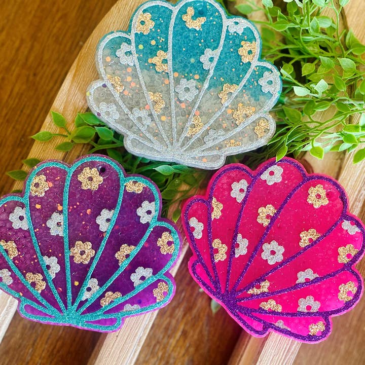 Stay Fresh’ies Air Fresheners - Wholesale Car Freshener - Women's - Floral Seashell Car Freshie