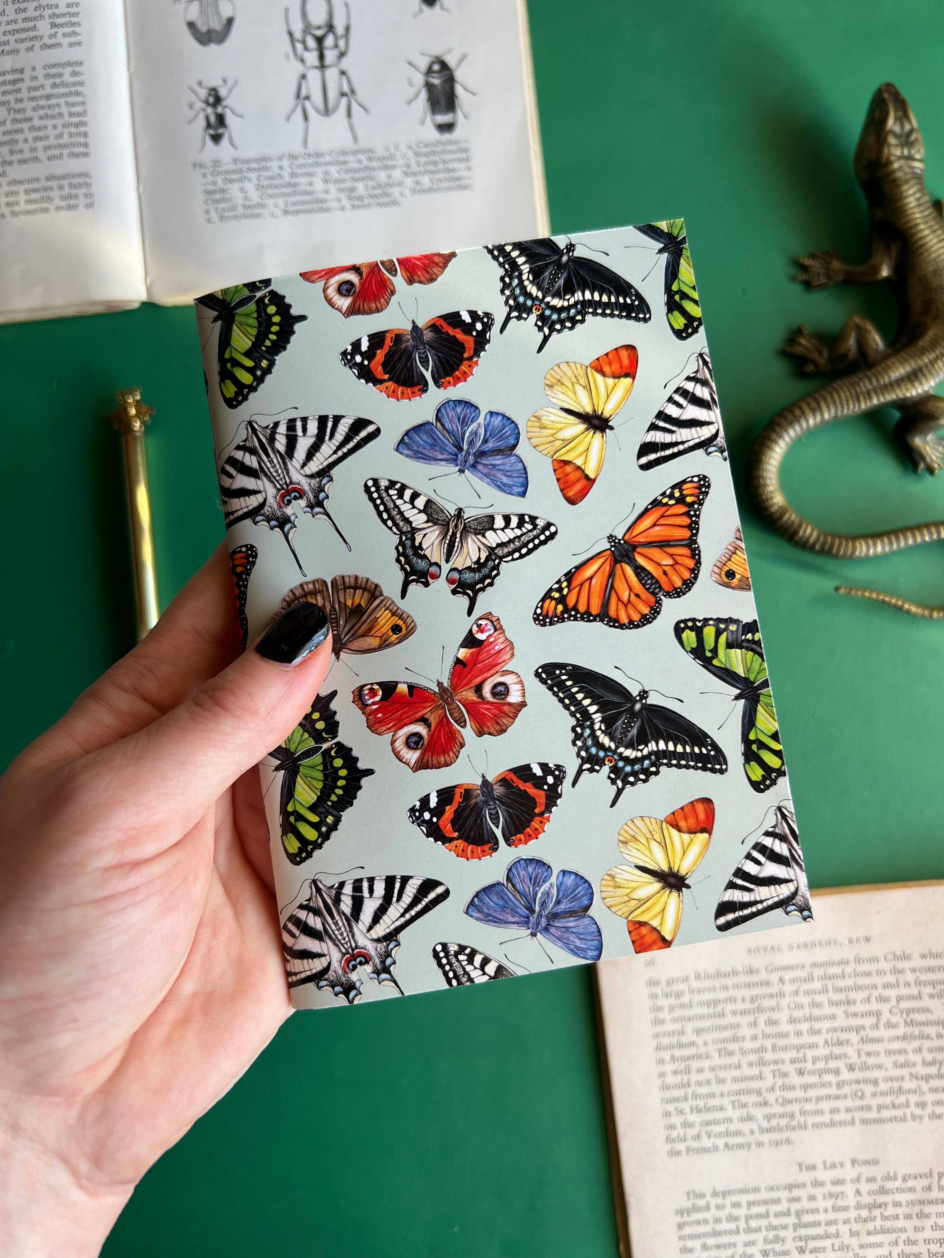 Tansy Moore – wholesale Notebook – Butterflies Pocket Notebook1