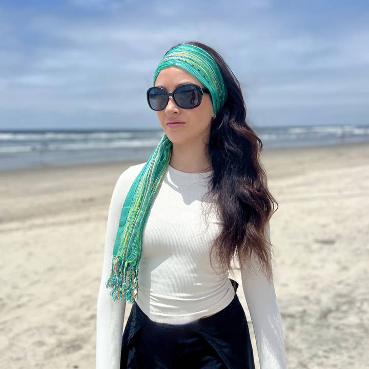Humble Hilo - Wholesale Scarf - Women's - Humble Hilo Multicolored Thread Artisan Scarf