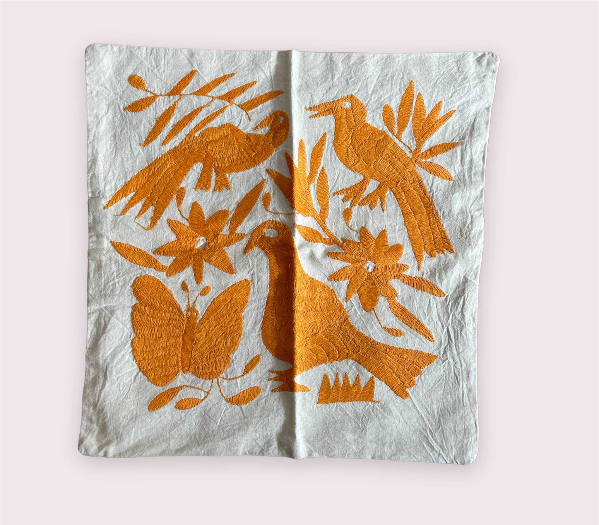 Pura Vida – Engroshandel Pyntepudebetræk – Broderet mexicansk pudebetræk Minimalistisk Dyr i farve9