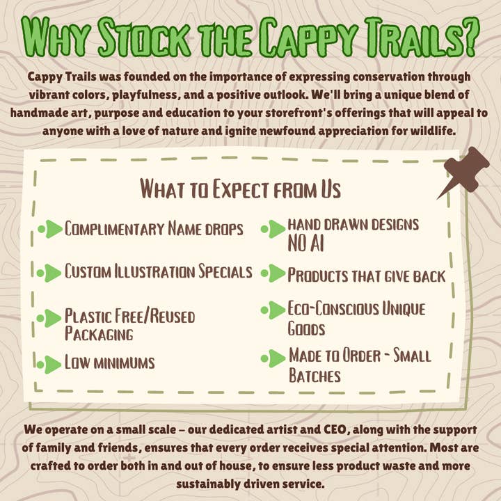 Cappy Trails - Wholesale Sticker - Florida State Animals Sticker