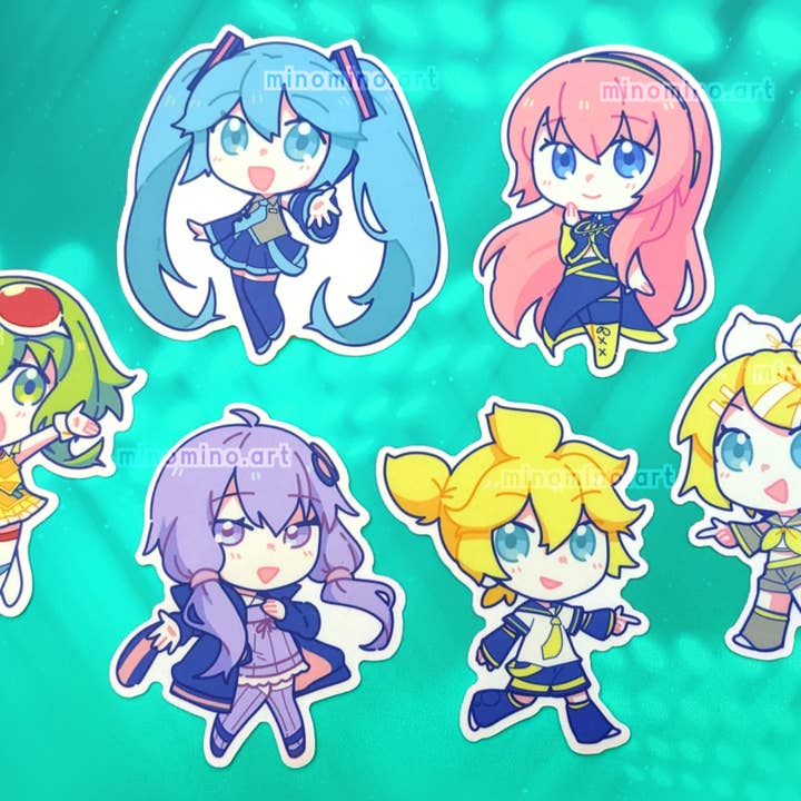 Autocolantes Vocaloid 3" por atacado de Minomino