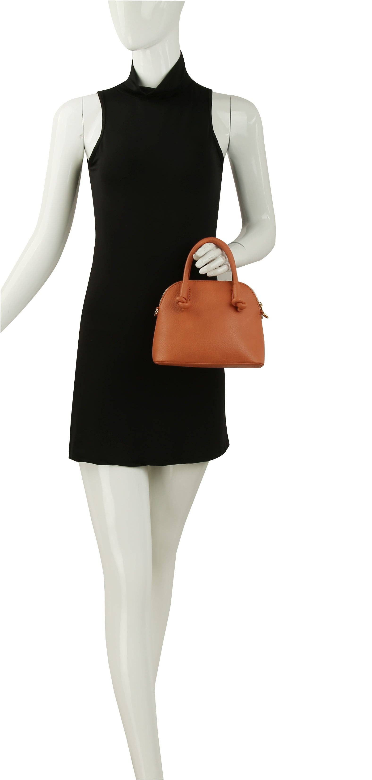 Handbag Factory Corp - Wholesale Top Handle Bag - Women's - Hobo Classic Simple Top Handle Shoulder Bag3