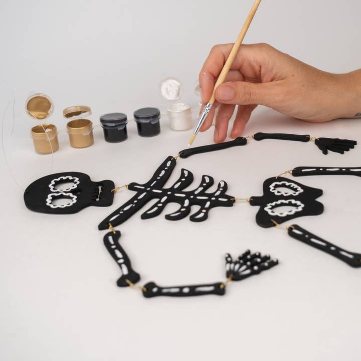 Both Hands Crafts - Wholesale DIY Craft Kit - "Bones" Mobile Kit – DIY Hanging Skeleton Craft Kit1
