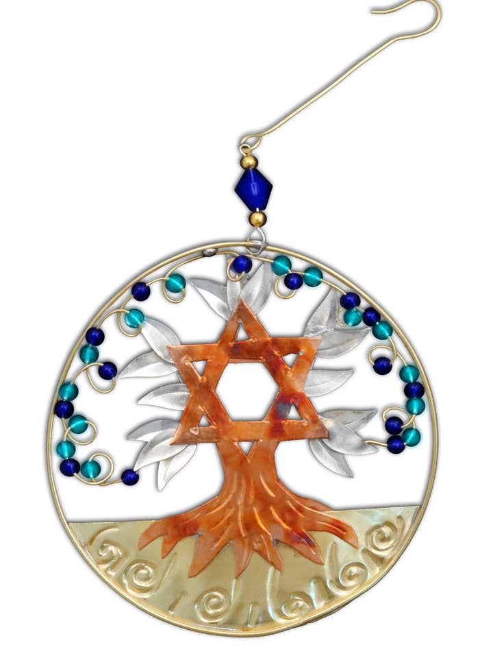 Ornement de l'arbre de vie de Judaica pour la vente par Pilgrim Imports