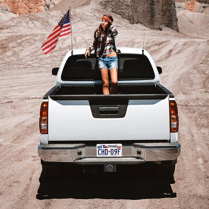 Old Southern Brass - Vendita all'ingrosso Ciondolo decorativo per auto - Unisex - Copertura per gancio di traino in metallo nero e cromato, motivo Don't Tread On Me5