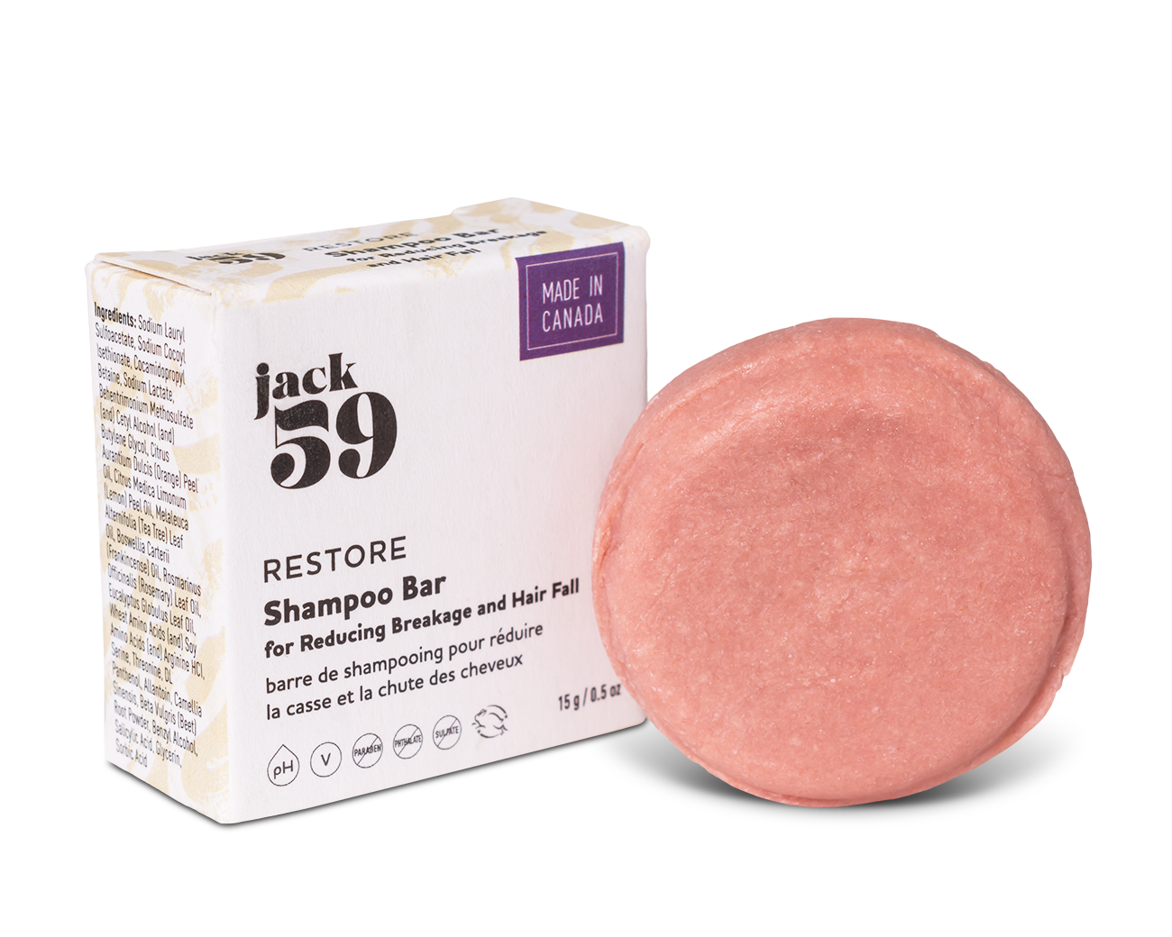 Jack59 Inc. - Venta al por mayor Champús en pastillas/sólidos - Barras de Champú Travel Buddies - Jack598