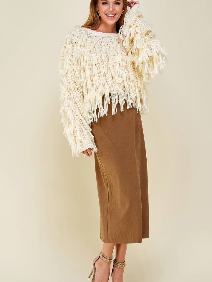 Suede side zipper midi skirt and other Purchase Wholesale midi ursa. Free Returns & Net 60 Terms on Faire trending on Faire.