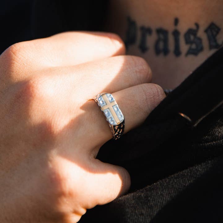 In God We Must - Wholesale Band/Stacked Ring - The Cross Ring4
