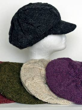 Casquette en chanvre/laine pour la vente par Foot Path Trading Co