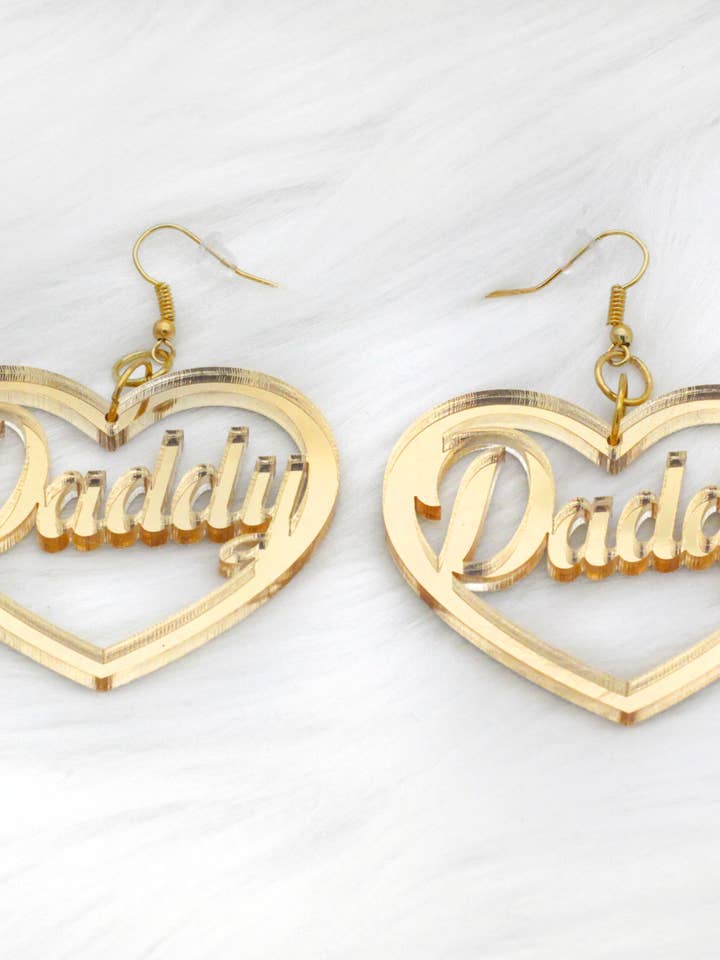 Daddy earrings for wholesale by Madame Whiskers