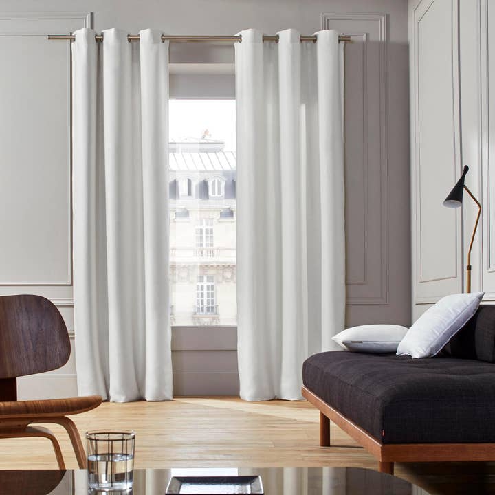 Curtain With Grommets Coconut (78.7"x109.1") for wholesale by Madura