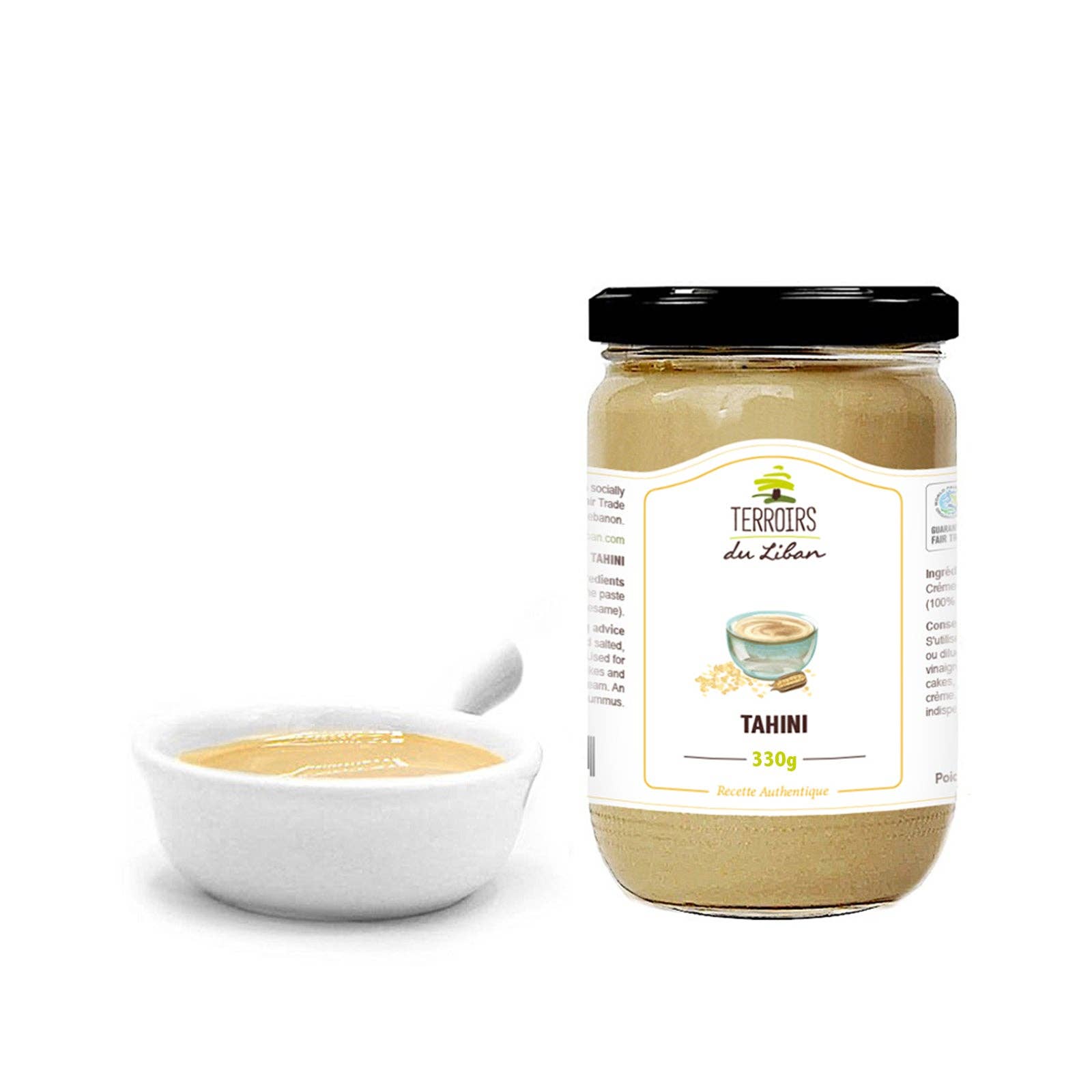 Terroirs du Liban - Vente Beurres de noix - Tahini - Crème de sésame - 330 g2