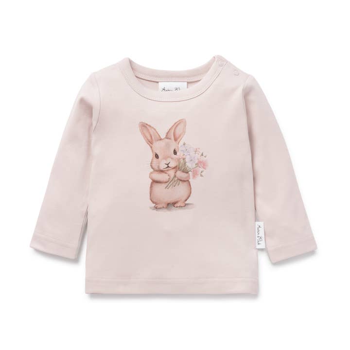 Top de Manga Larga con Estampado de Conejo para venta al por mayor de Aster & Oak