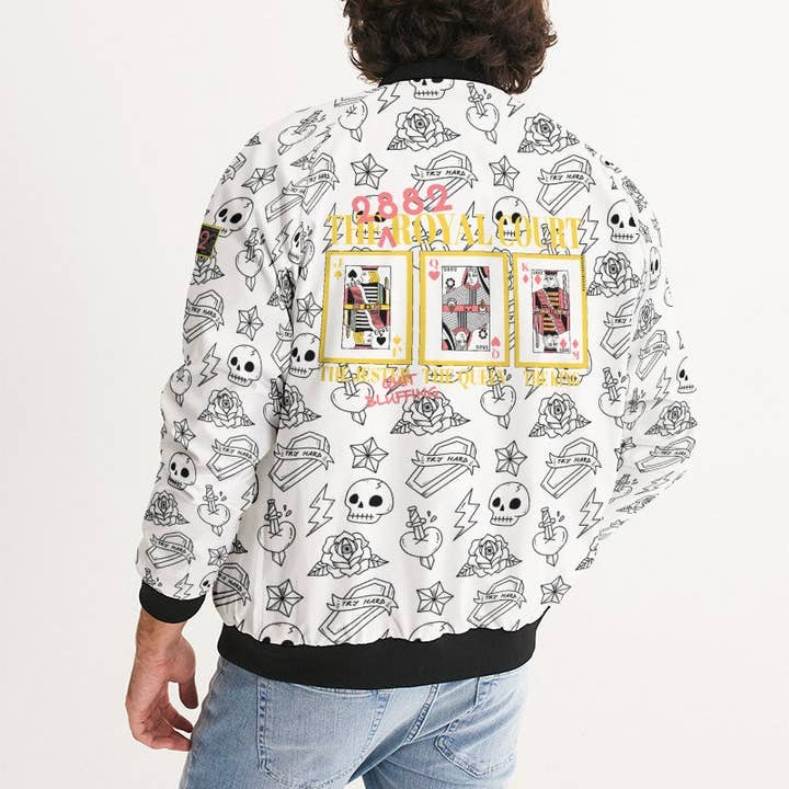 2882Sport™ Pre-Punk-Prep Men's Bomber Jacket for wholesale by 2882Brand™