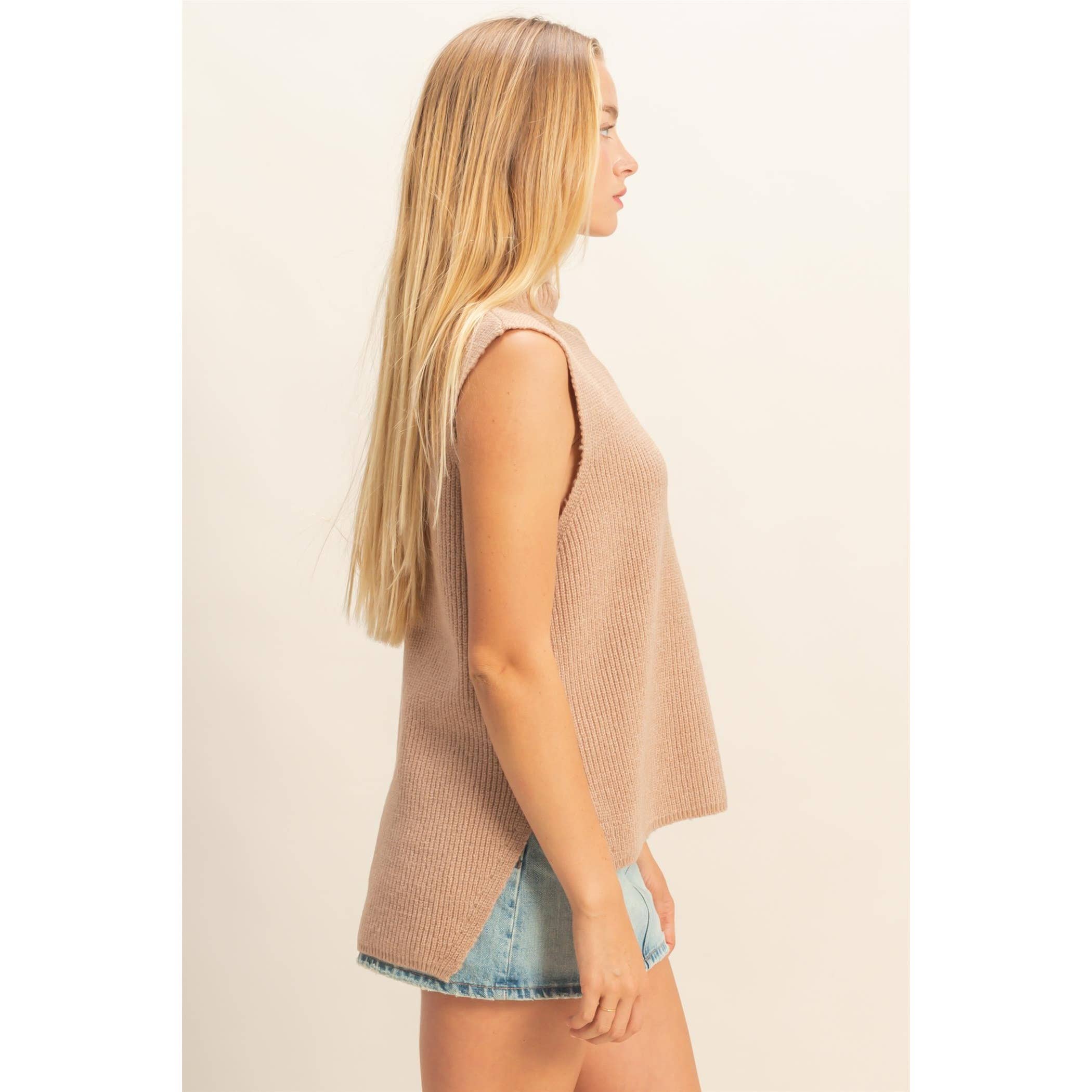 HYFVE – Großhandel Pullunder – Damen – Ärmelloser Rollkragenpullover-Weste13