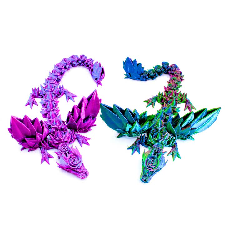 13IN Rosewing Dragon Fidget Toy, Desk Decor, Gift 3D Printed for wholesale by Dragon Fidgets