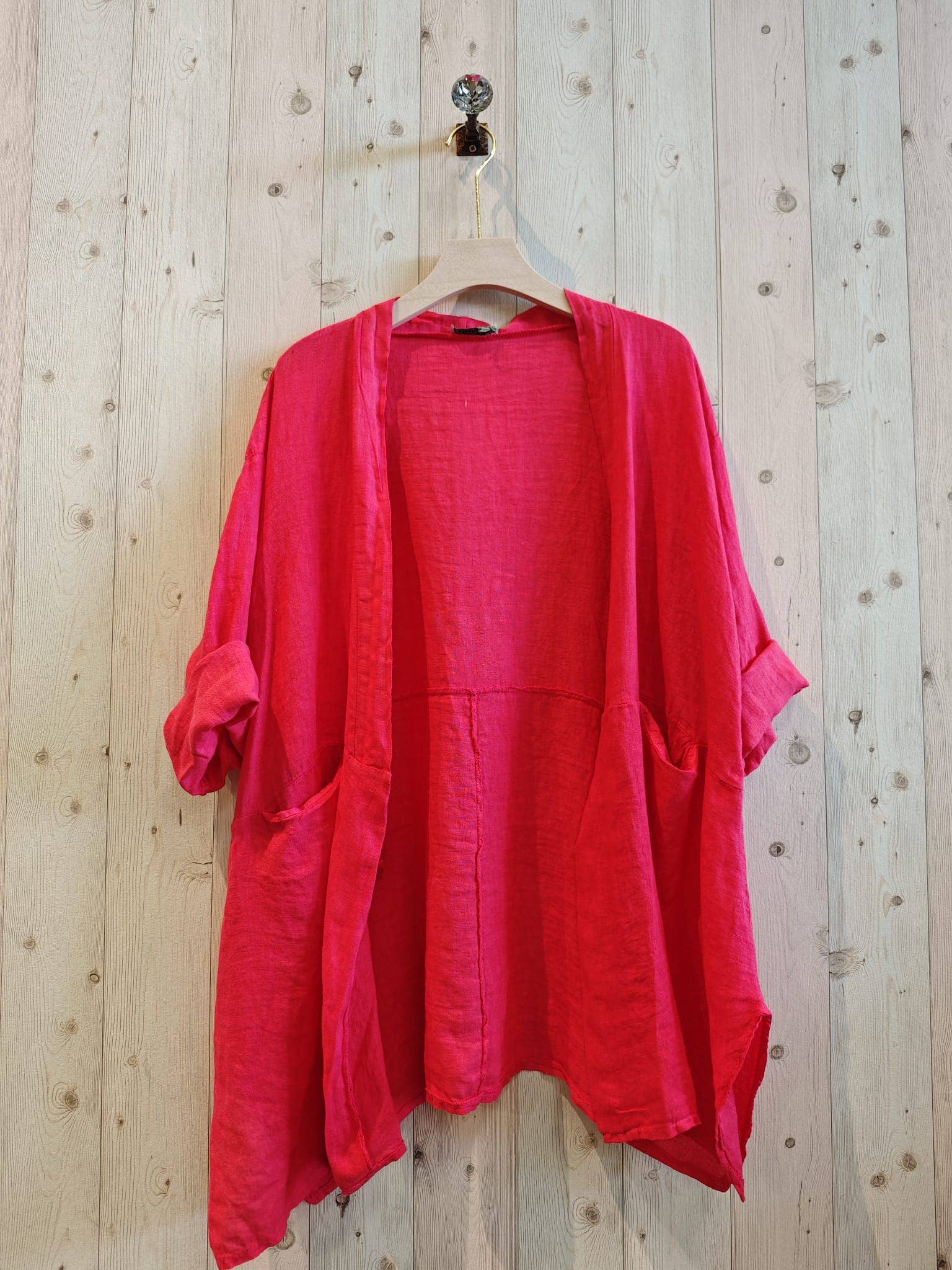 Linen & More - Venta al por mayor Chaqueta - Mujer - REF 13617 REBECA LARGO MEDIANO LINO 100%5