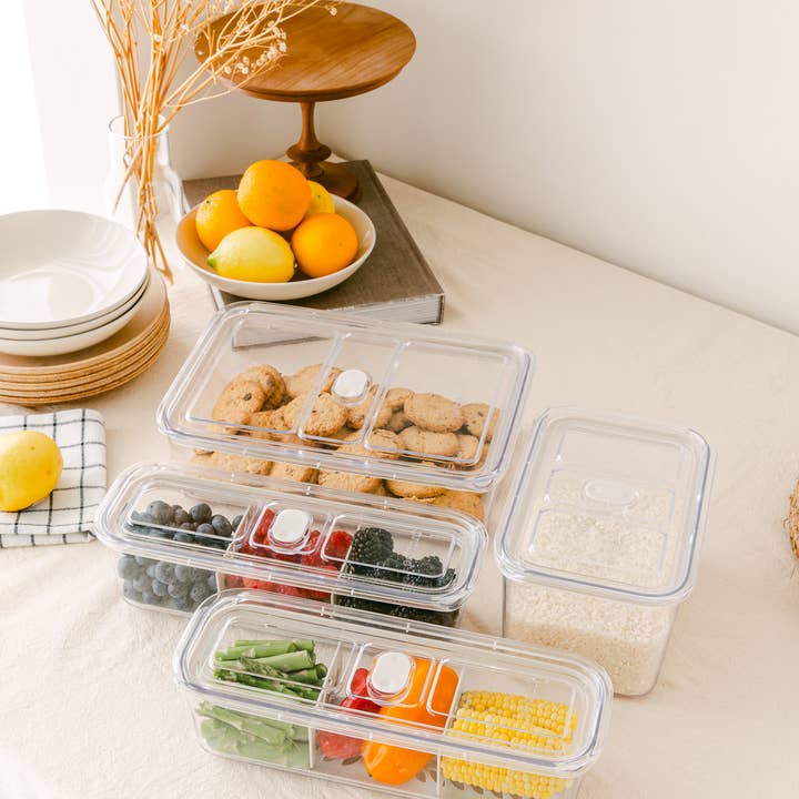 Prepara - Wholesale Food Storage Container - Latchlok Click OAT 6.2 Cup with Oat Raiser & Divider
1