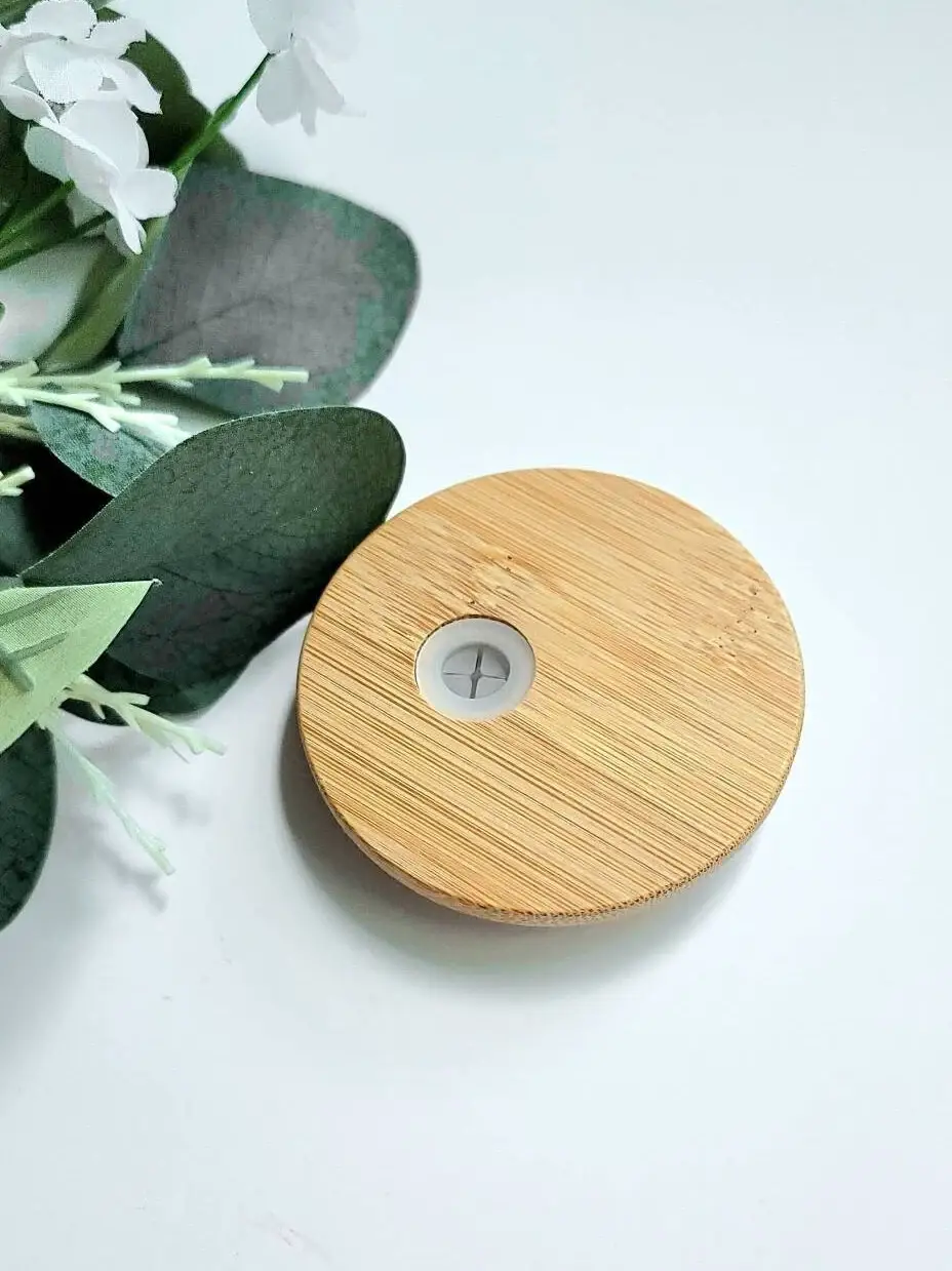 Cataleya Designs Studio LLC – wholesale Drinklock – Utbytbara bambulock för 16 oz glasburkar4