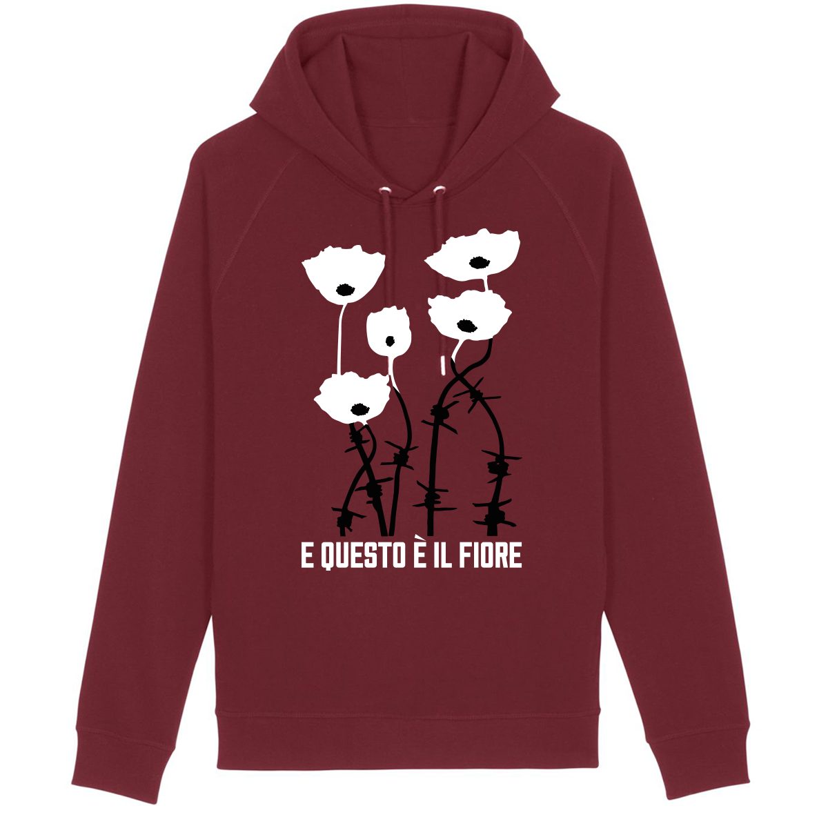 radical-chic - Venta al por mayor Sudadera con capucha - Mujer - Felpa Fiori1