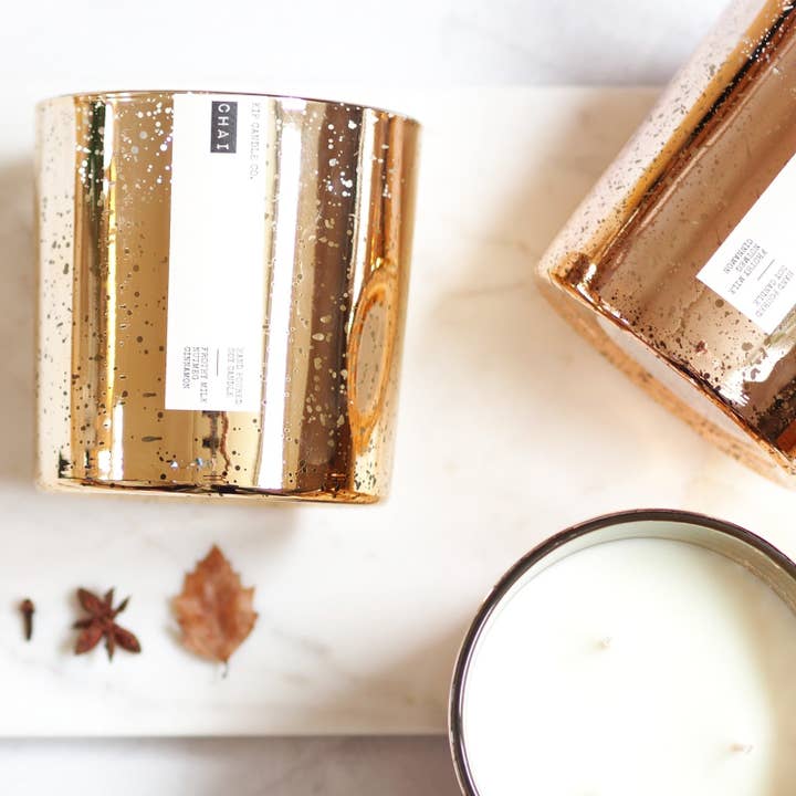 Chai Coffee Table Candle for wholesale by Kip Candle Co