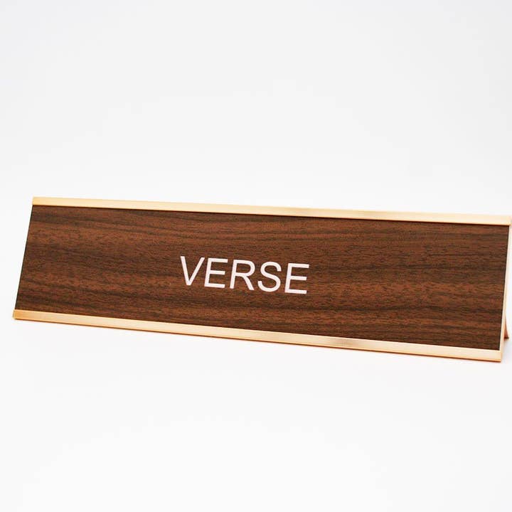 Philadelphia Laser & Industrial Design – wholesale Skrivbords-/bordsskylt – Verse Skrivbord Namnskylt