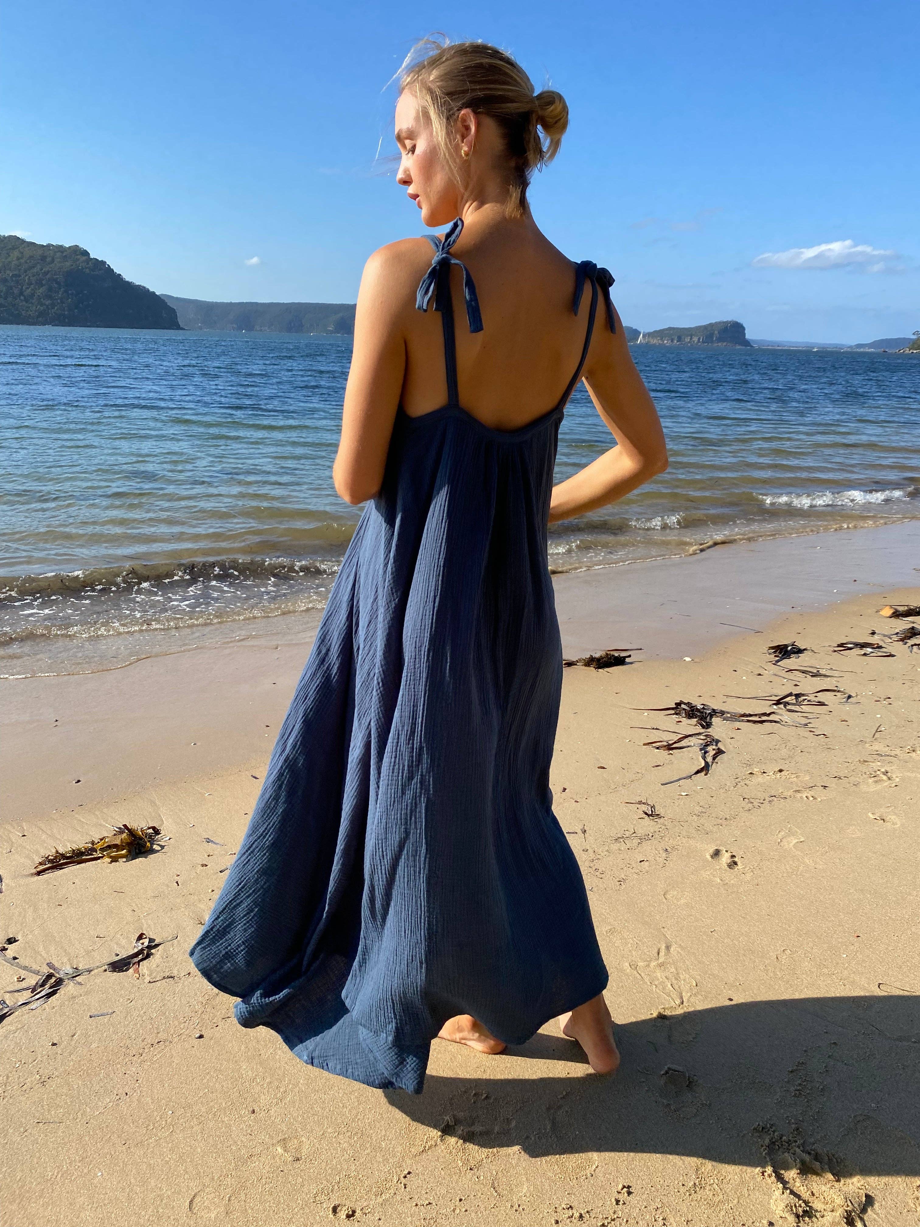 Honour Apparel - Wholesale Dress - Women's - Tie Me Maxi4