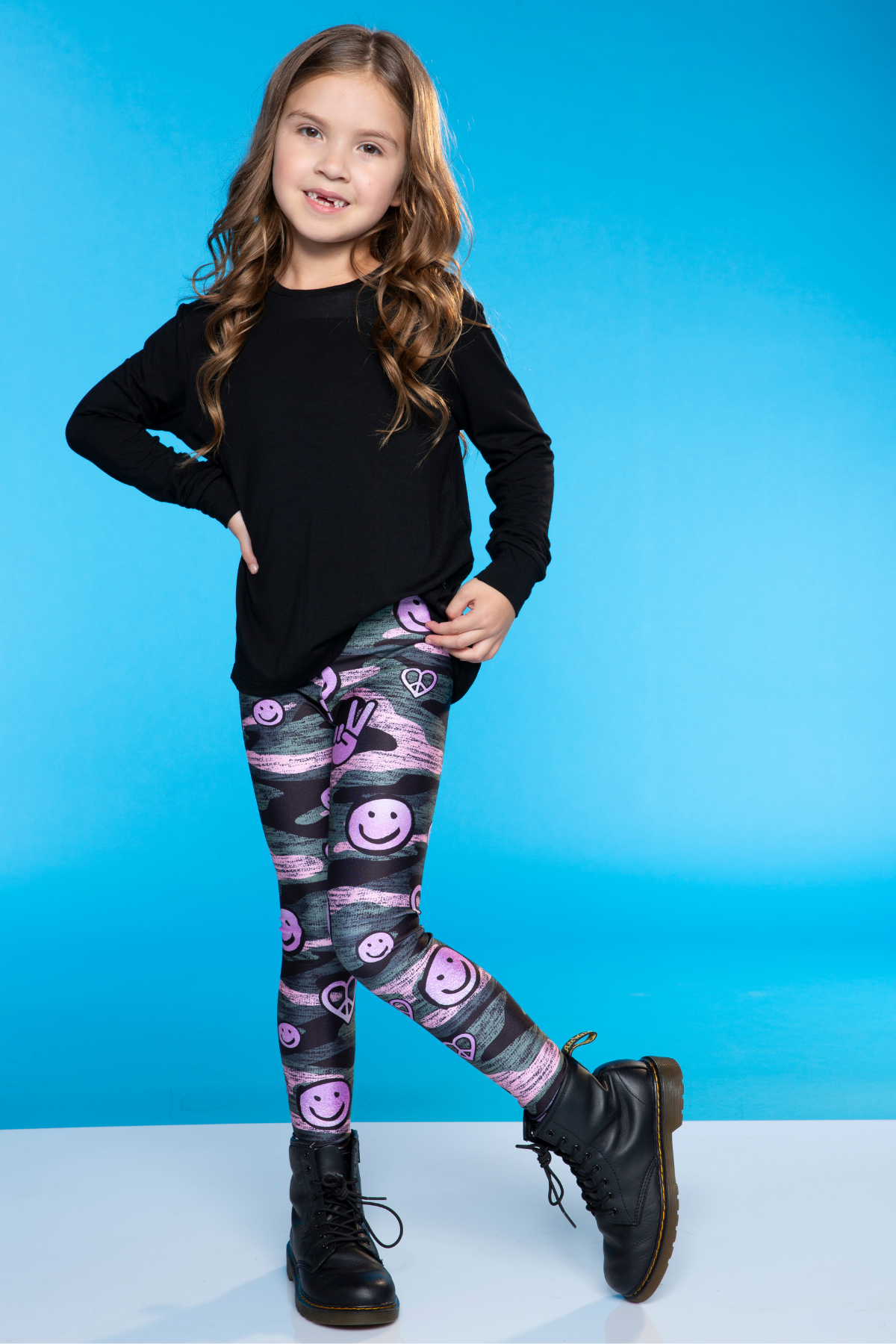 PixieLane - Wholesale Fashion Leggings - Kids - High Shine Long Legging47