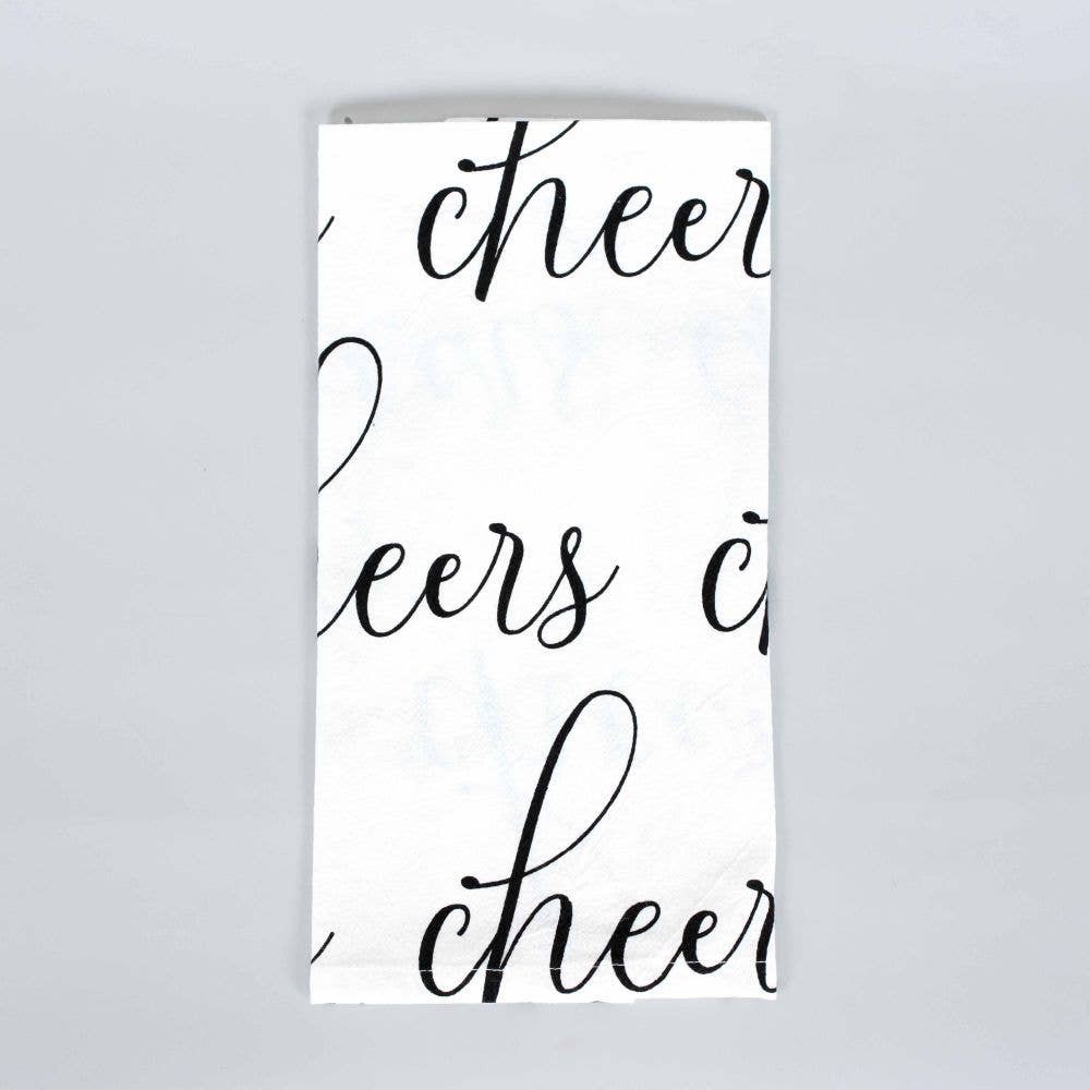 Devanie At Home (Formerly Adams & Co.) - Wholesale Tea Towel - 12409 - 16x24 tea towel (CHEERS) NEW YEAR'S DAY decor0
