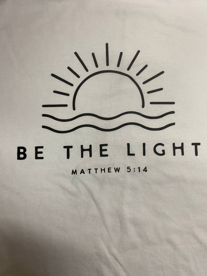 Boulder Impressions – wholesale Screen printed t-shirt – unisex – Be the Light - T-shirt