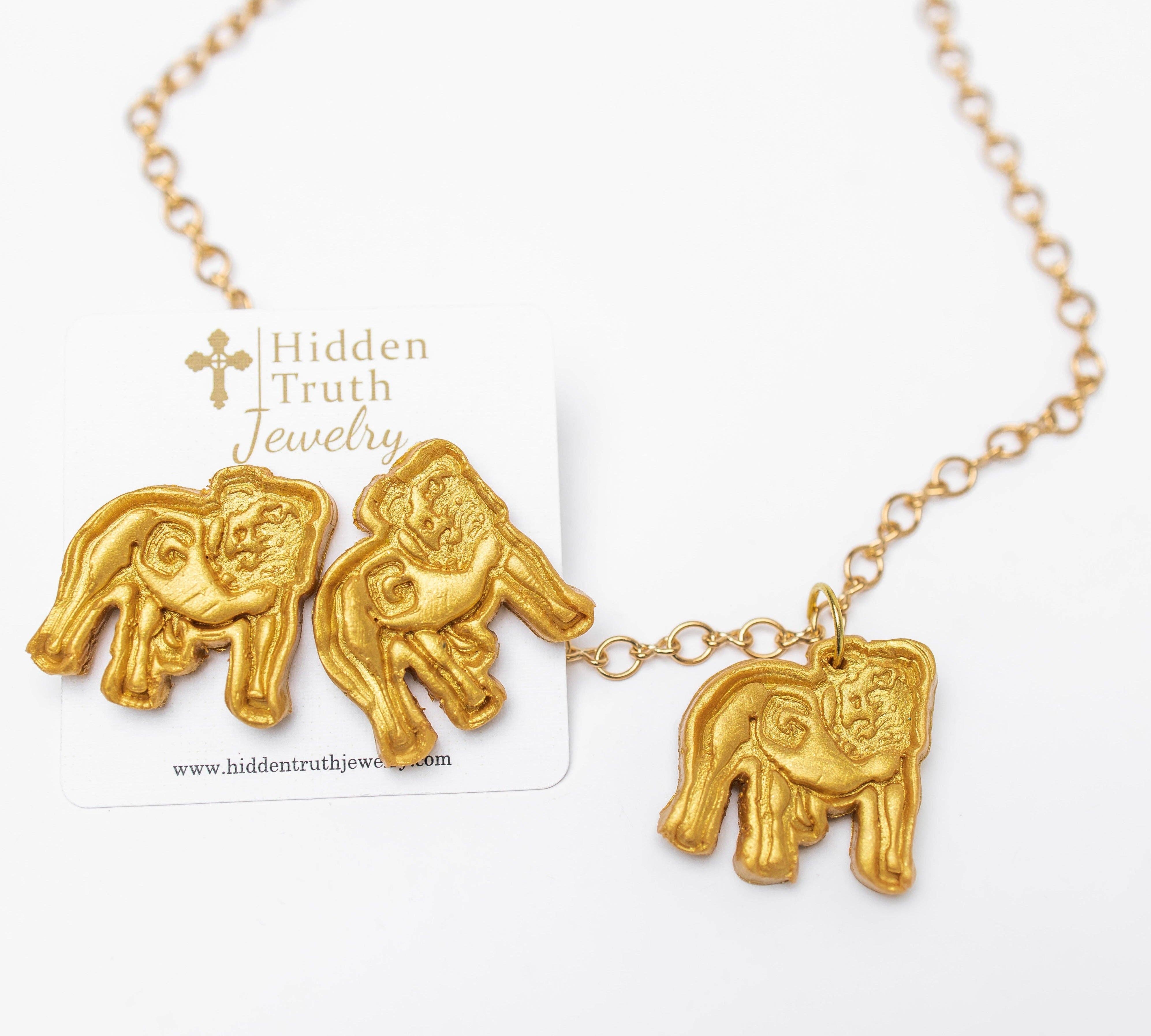 Hidden Truth Jewelry - Wholesale Stud/Post Earrings - Bulldog Studs5