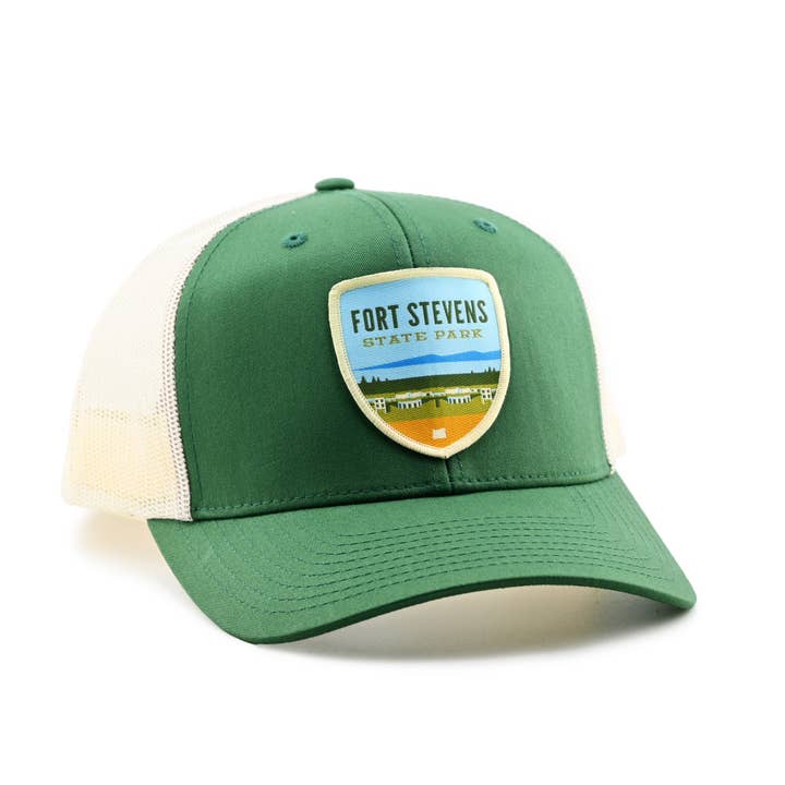 Fort Stevens Battery Trucker Hat for wholesale by Patchmarks