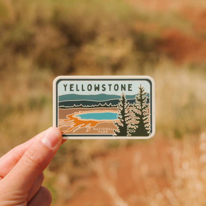 Yellowstone - License Plate Series | Sticker for wholesale by Roaming Heart