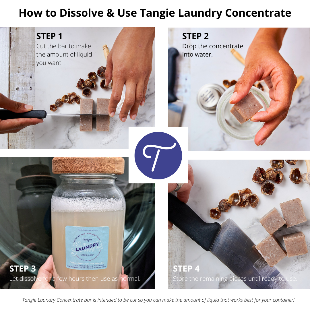 Tangie LLC - Wholesale Laundry Detergent Powder/Pods - Tangie Laundry Concentrate – 1-Gallon, No-Waste Cleaning Bar1